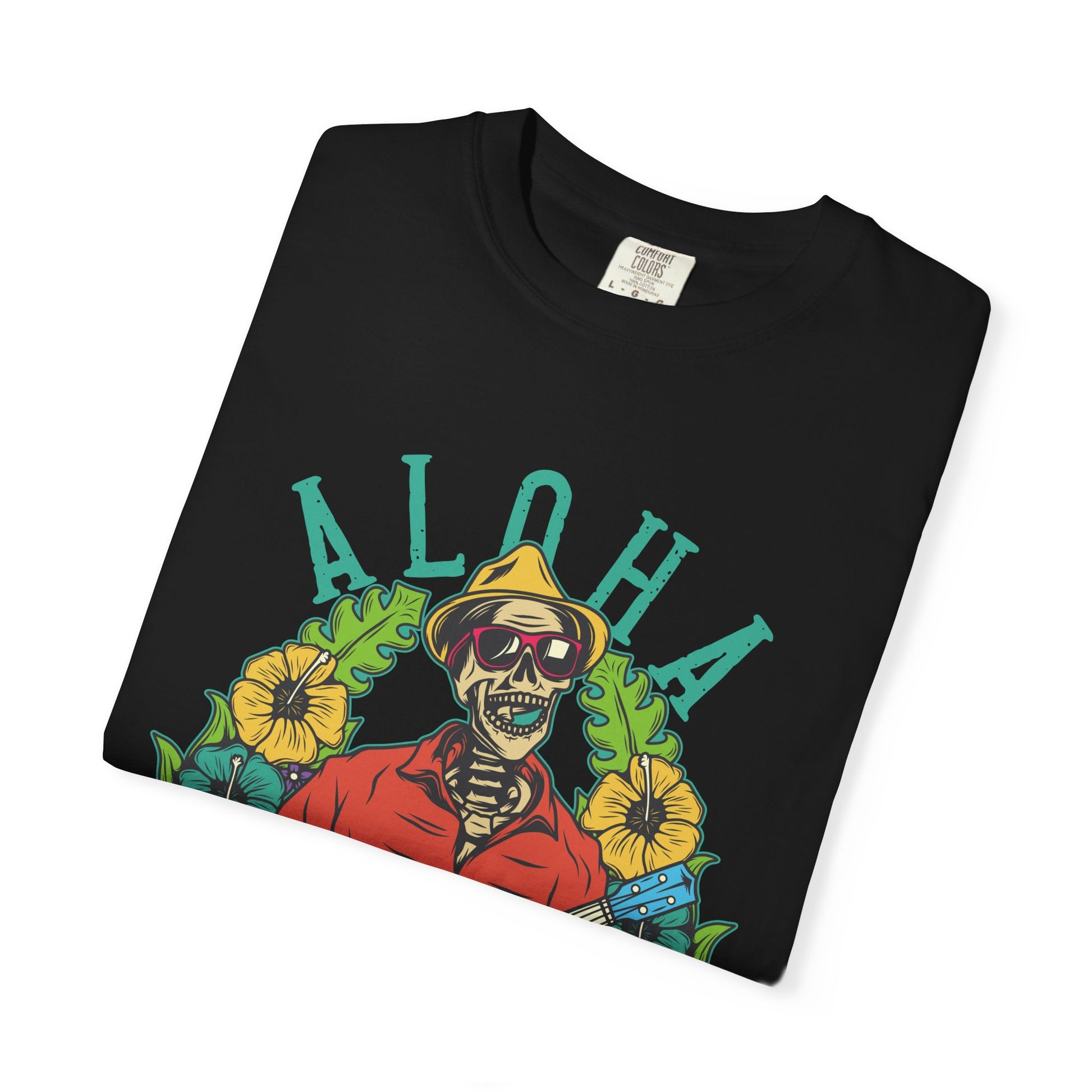 Aloha Summer Graphic T-Shirt, Casual Tee, Unisex Summer Shirt, Beachwear, Tropical Vibe Clothing, Fun Gift for Friends