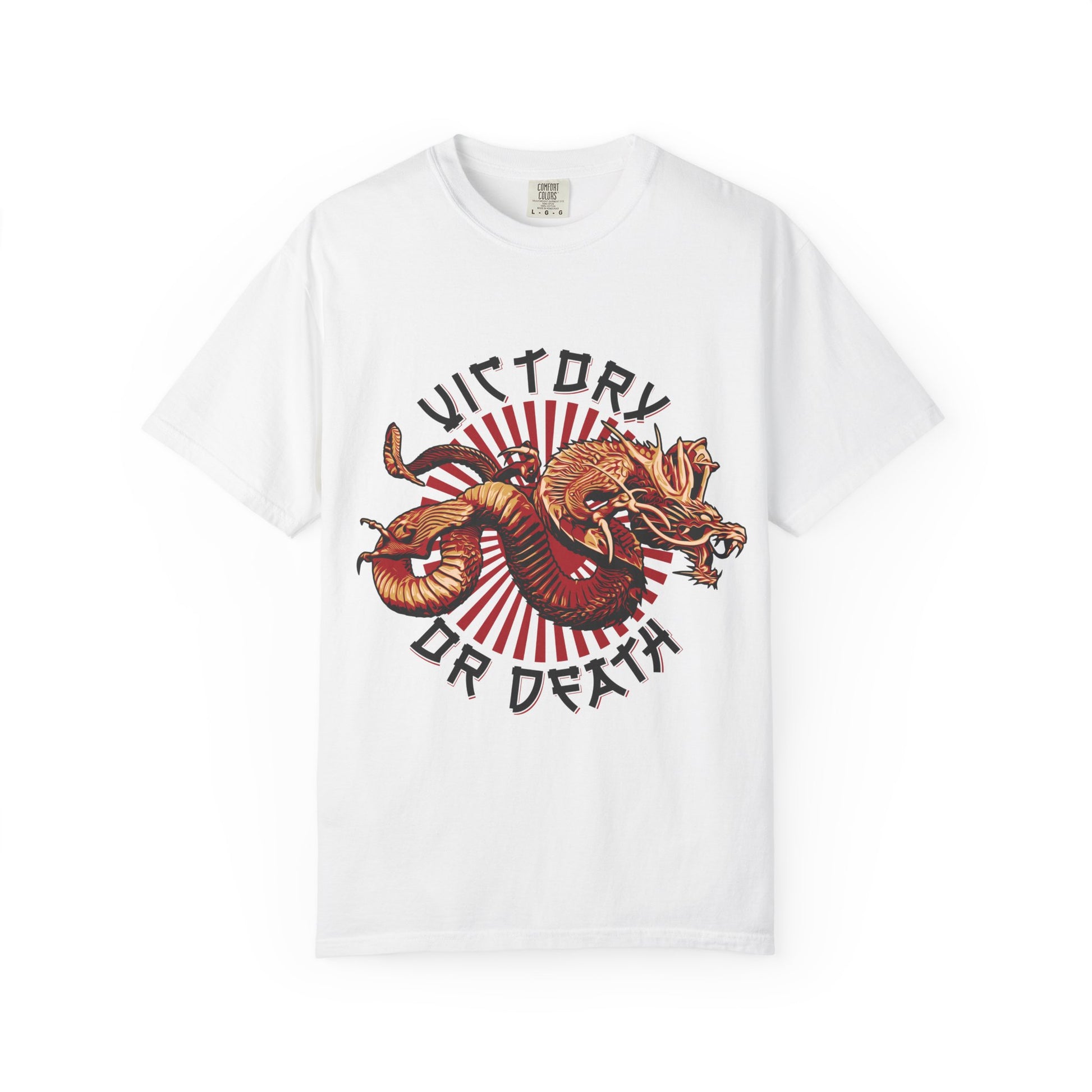Victory or Death Dragon T-shirt, Unisex Graphic Tee, Dragon Art Shirt, Gift for Gamers, Fantasy Apparel, Casual Wear