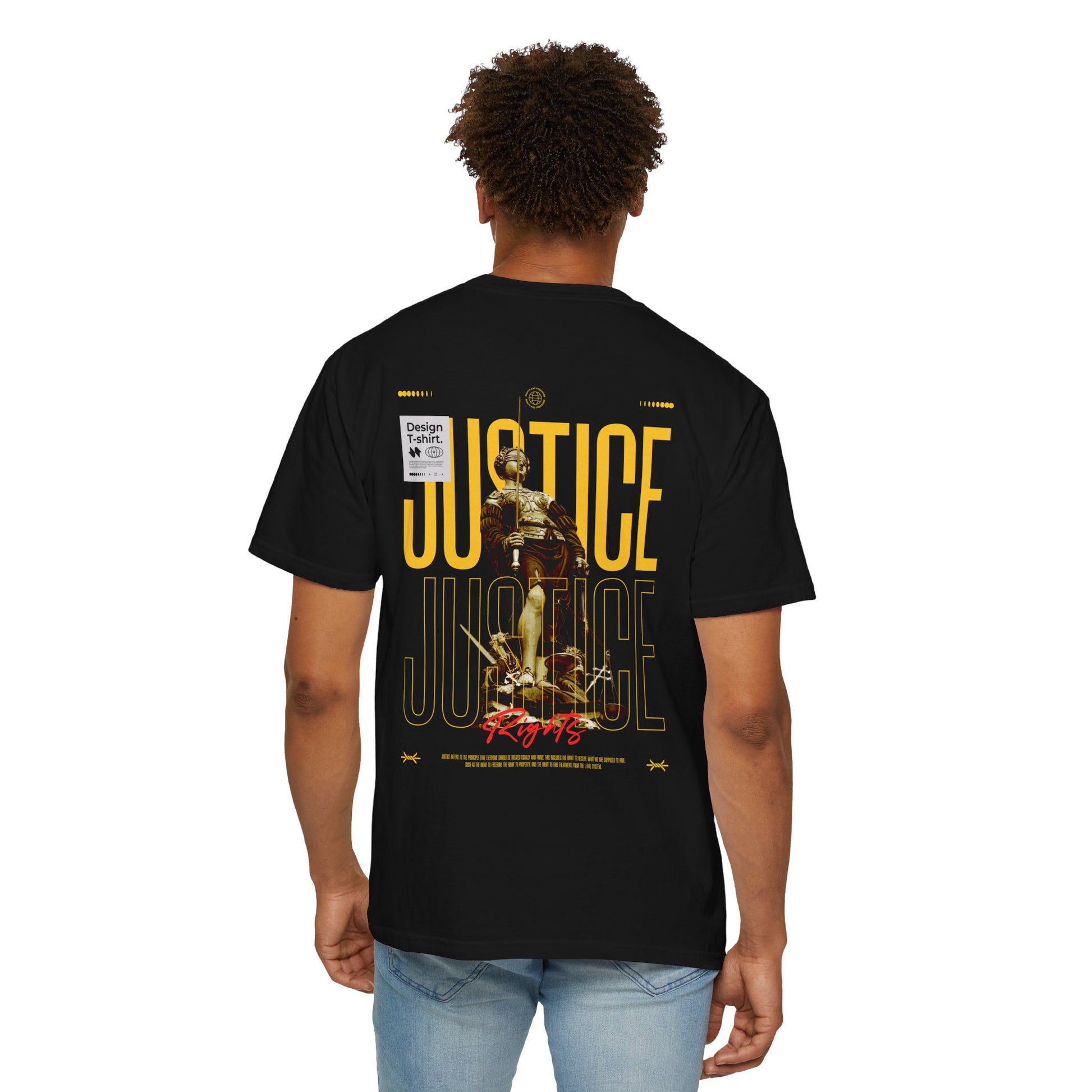 Unisex Justice Graphic T-shirt, Casual Wear, Street Style, Statement Tee, Gifts for Activists, Black Lives Matter Apparel