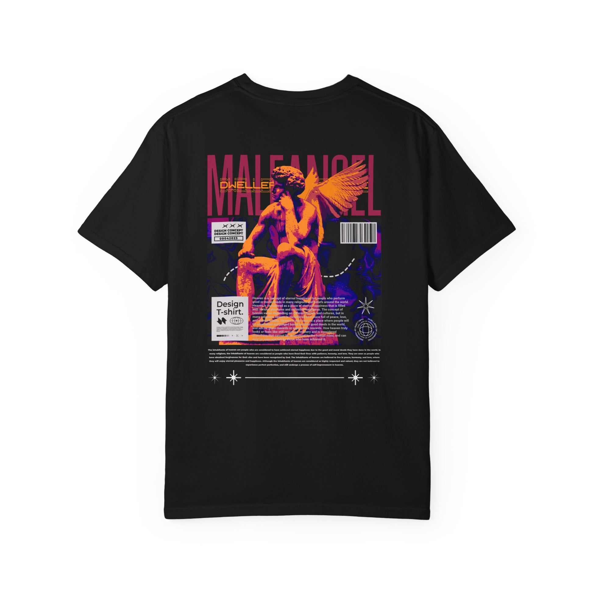 Vibrant Angel Graphic T-Shirt, Unisex Short Sleeve Shirt, Casual Wear, Streetwear Style, Art Tee, Unique Gift for Her and Him