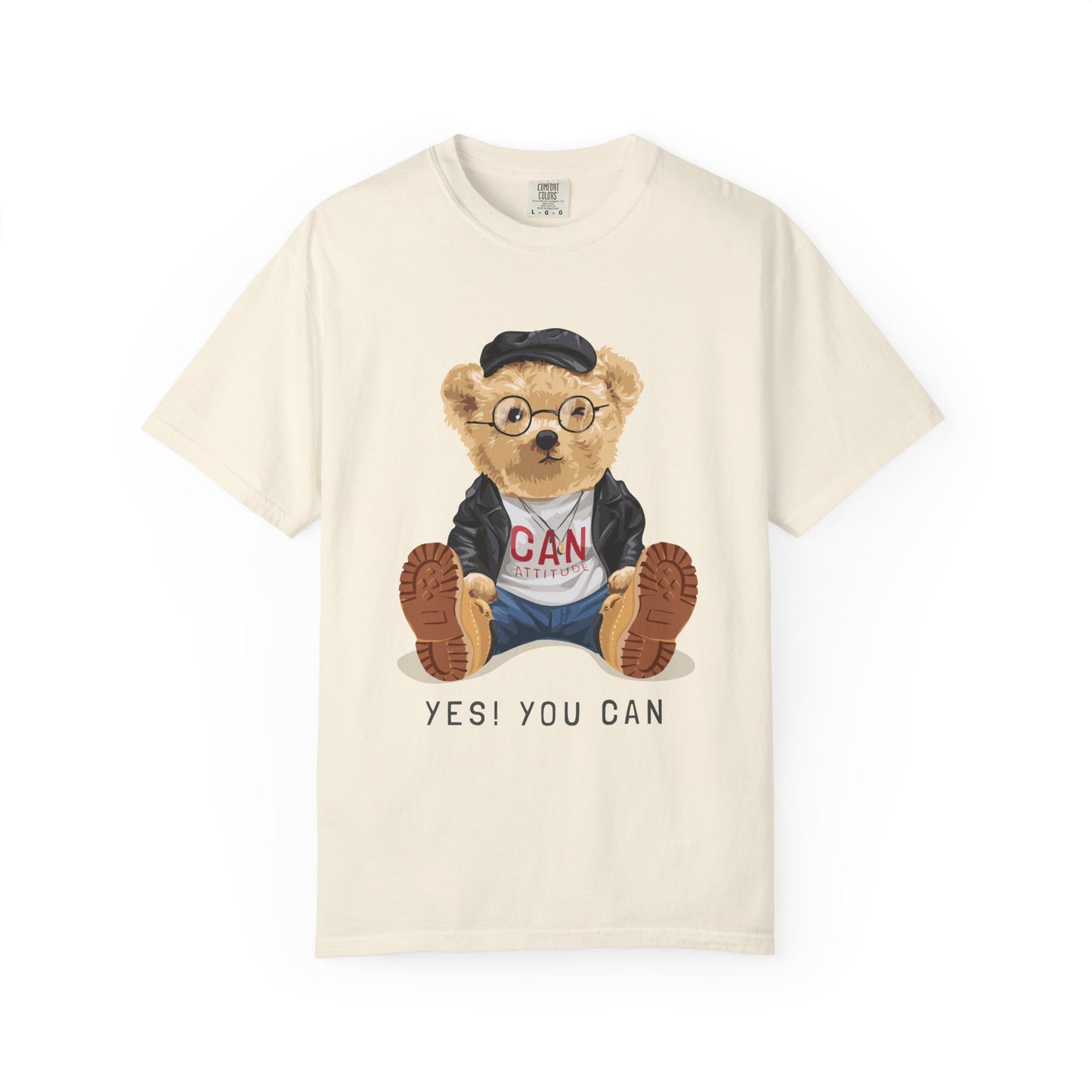 Motivational Bear T-Shirt, Cute Graphic Tee, Positive Message Shirt, Casual Wear, Gift for Kids and Teens