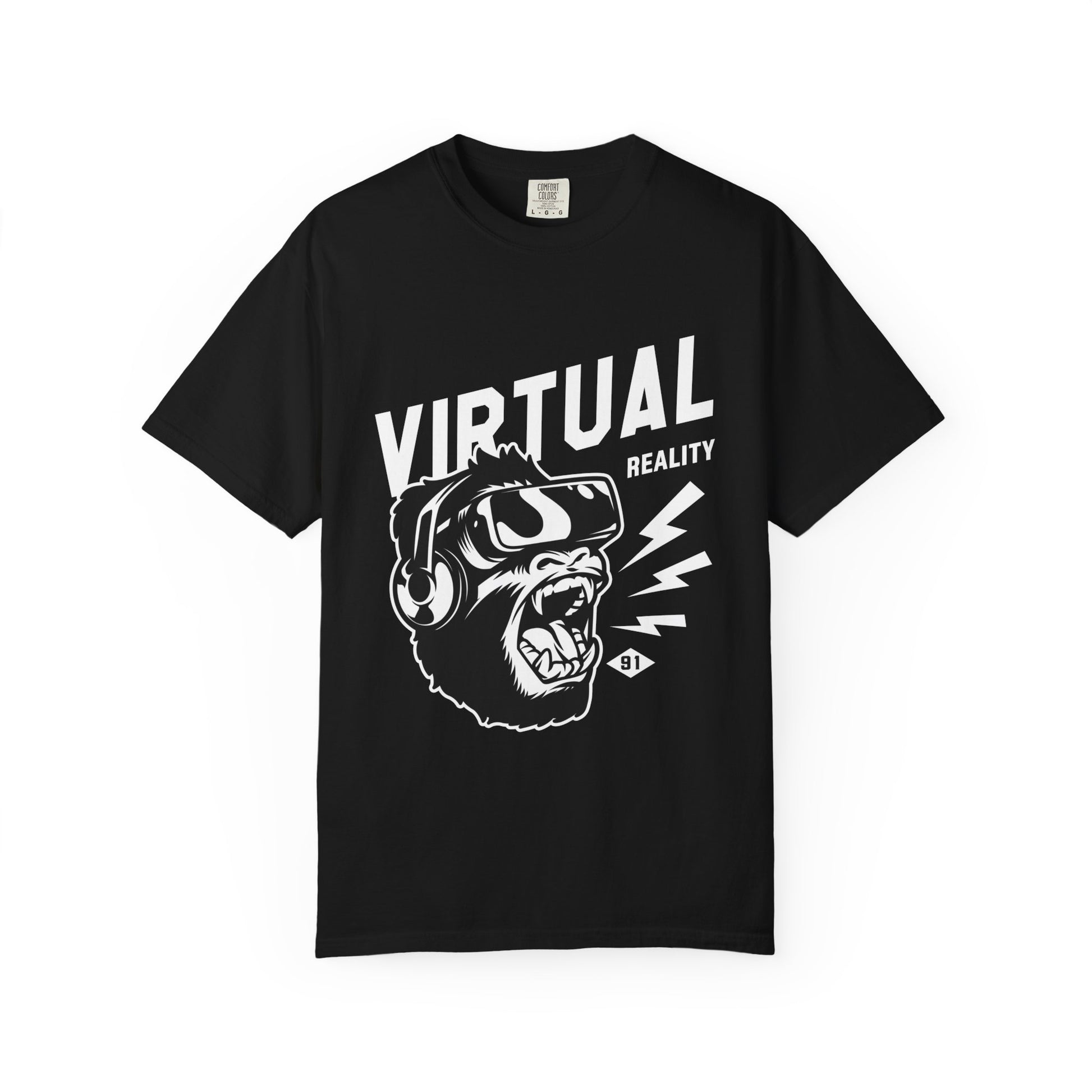 Virtual Reality Unisex Garment-Dyed T-Shirt, Cool Gaming Tee, Casual Wear, Unique Gift, Gamer Apparel