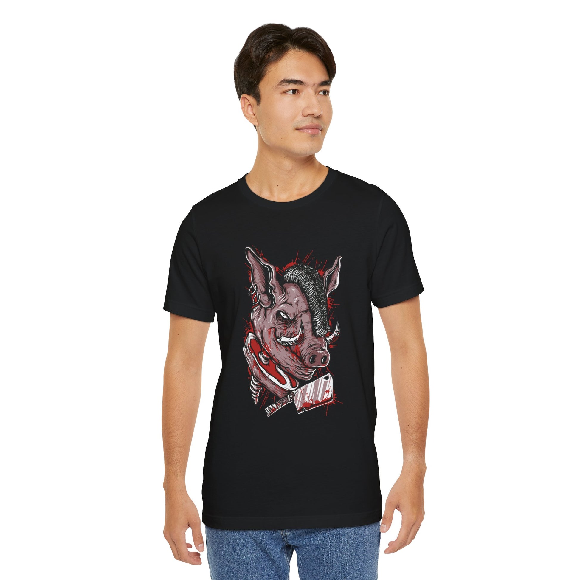 Edgy Graphic Tee for Animal Lovers - Perfect Gift, Casual Wear, Concerts, Unique Fashion, Statement Piece