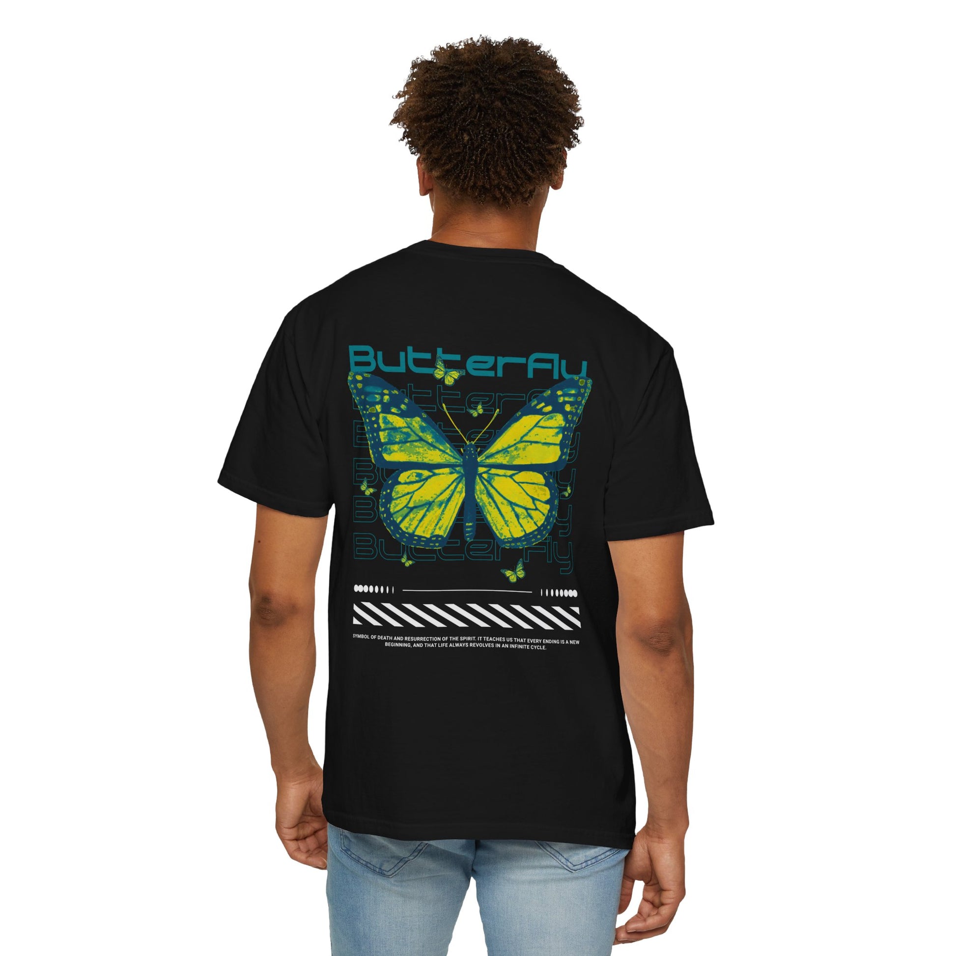 Butterfly Graphic Unisex T-Shirt | Vintage Style Shirt for Nature Lovers | Perfect Gift for Birthdays, Earth Day, and Casual Wear