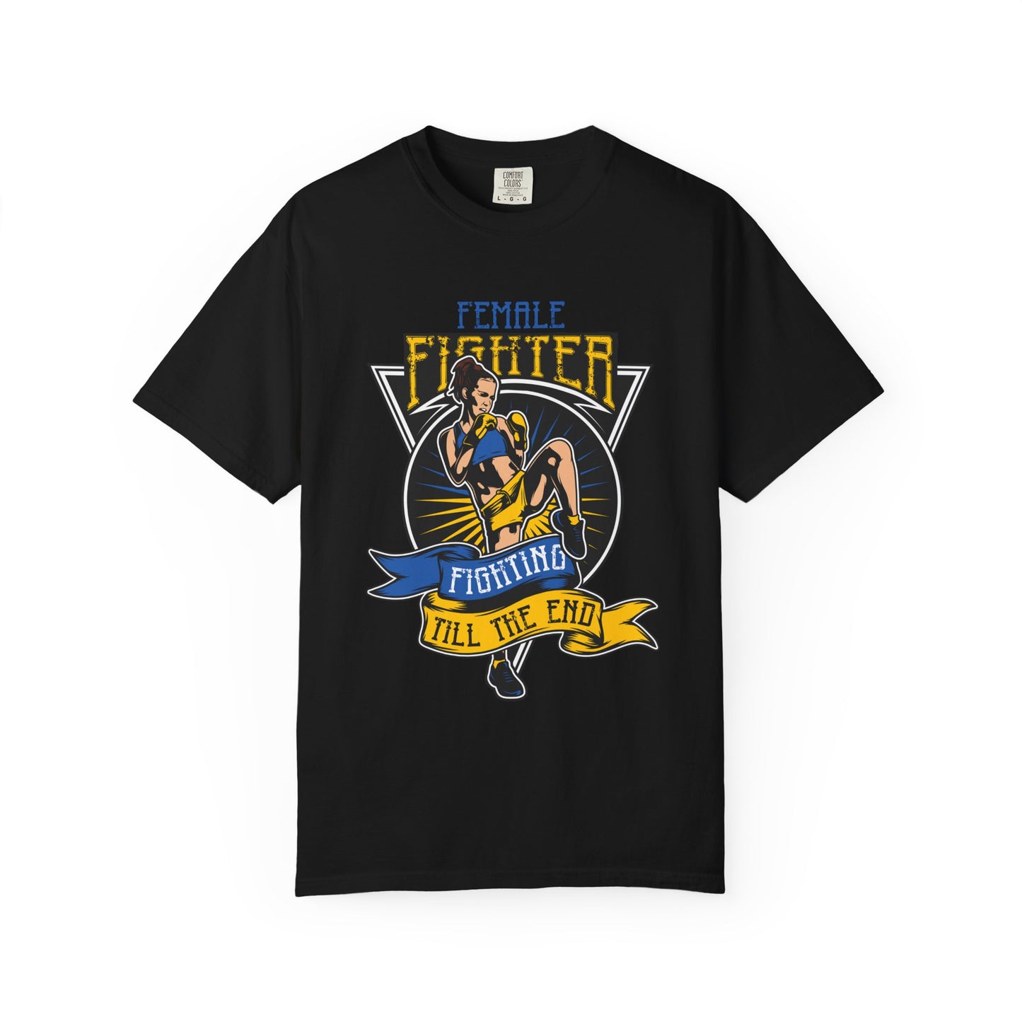 Fierce Female Fighter T-Shirt | Unisex Tee for Empowerment, Workout, Gift for Her, Motivational Wear, Fighting Spirit
