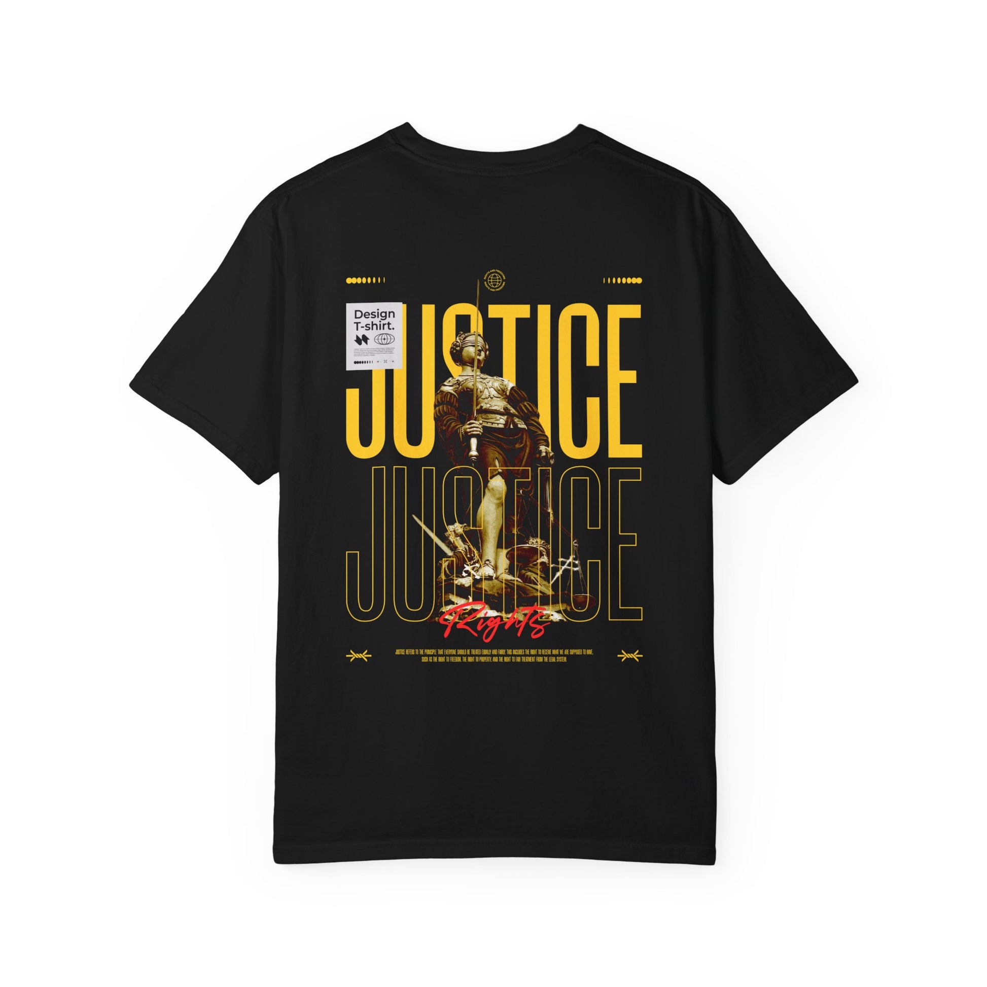 Unisex Justice Graphic T-shirt, Casual Wear, Street Style, Statement Tee, Gifts for Activists, Black Lives Matter Apparel