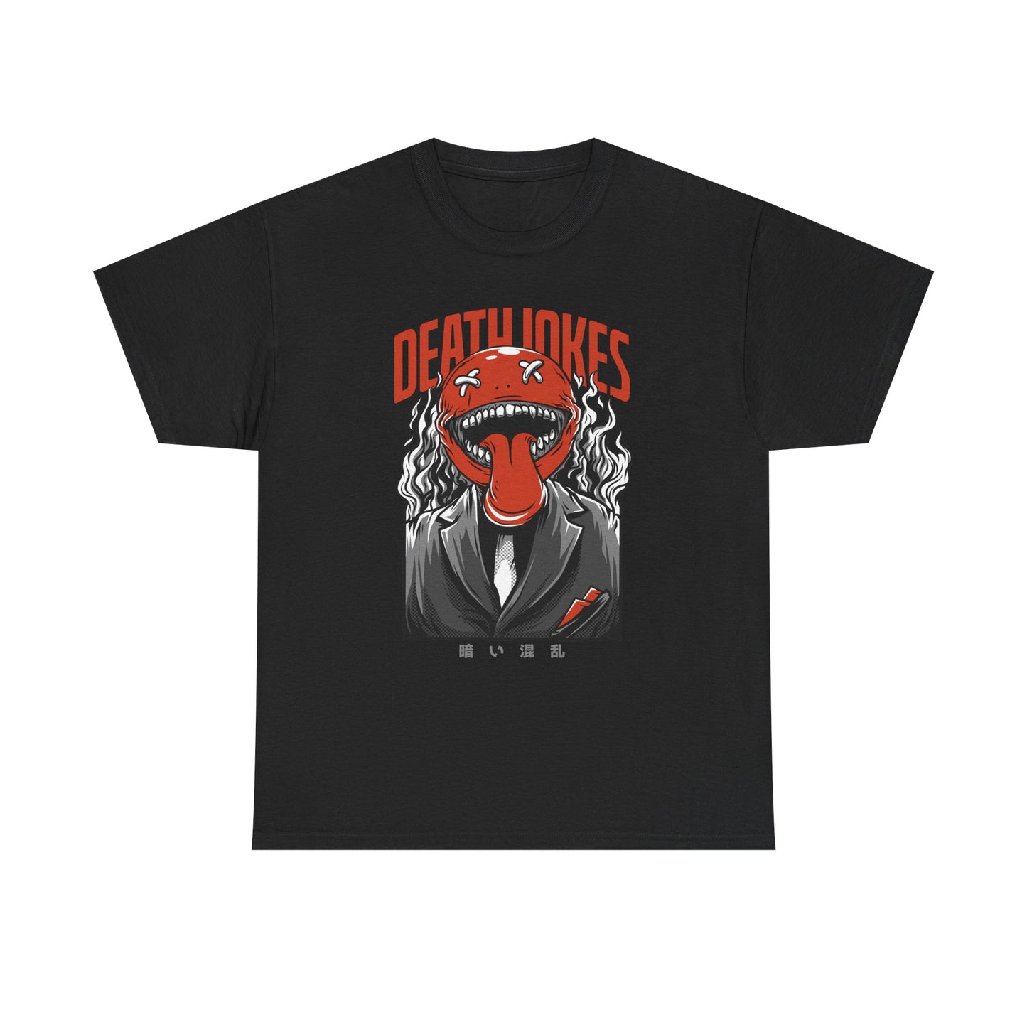 Death Jokes Graphic Tee, Unisex Heavy Cotton T-Shirt, Funny Death Humor Shirt, Gift for Friends, Casual Wear, Unique Style