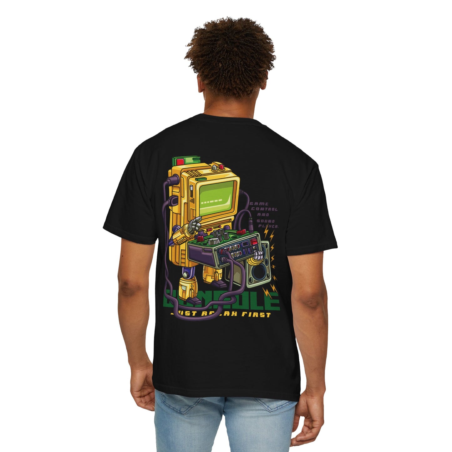 Retro Gamer Garment-Dyed T-Shirt | Unisex Video Game Tee, Casual Shirt, Gamer Gift, Nostalgic Clothing, Gaming Apparel, Geeky Style