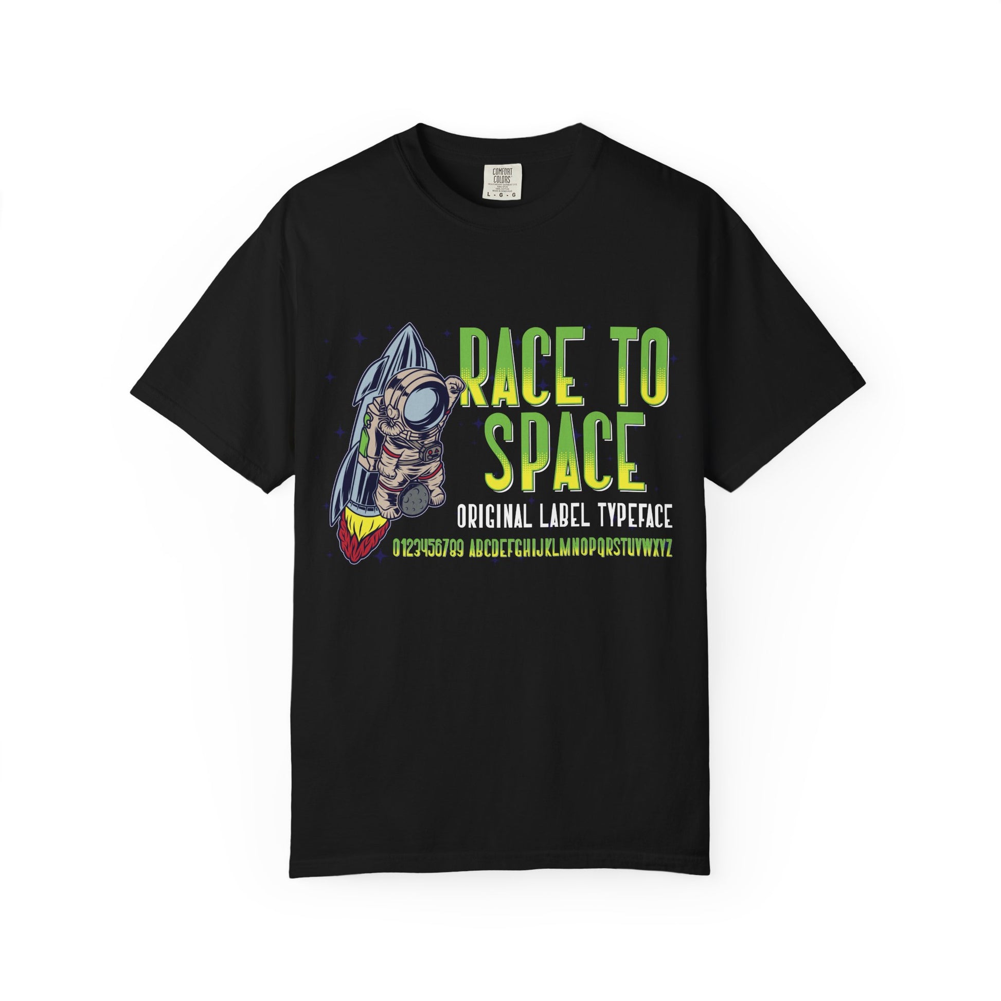 Space Adventure T-Shirt - Race to Space Graphic Tee, Unisex Casual Wear, Gift for Space Lovers, Sci-Fi Clothing, Cool Graphic Shirt