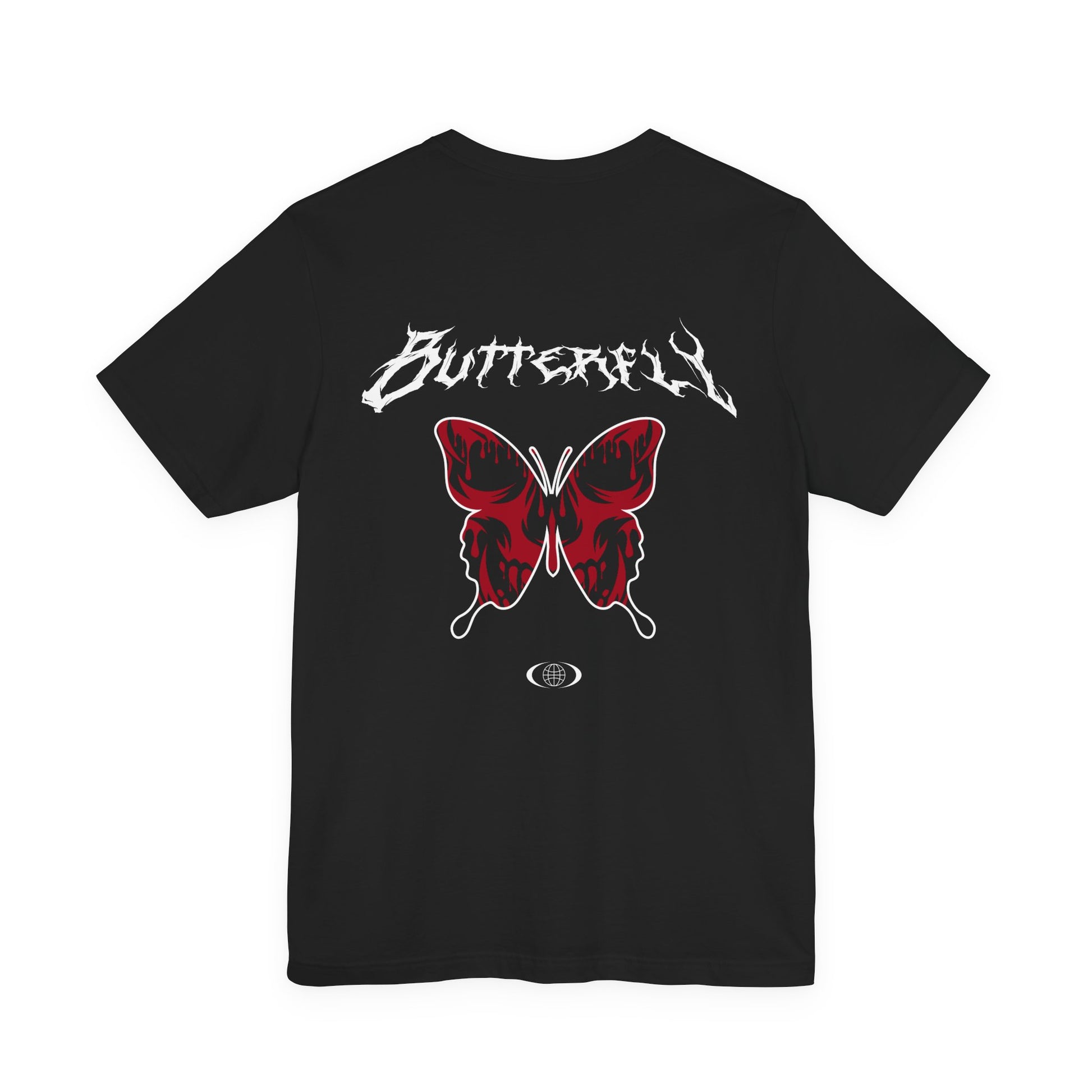 Butterfly Graphic Tee, Alternative Unisex T-Shirt, Casual Gift for Her, Summer Outfit, Music Festival Shirt, Edgy Fashion Top