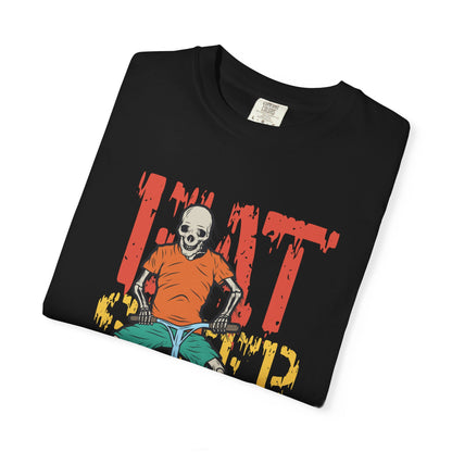 Skateboarding Skeleton Tee, Cool Unisex Shirt for Skate Lovers, Hat, Skate, Sip, Repeat Graphic Tee, Gift for Him/Her