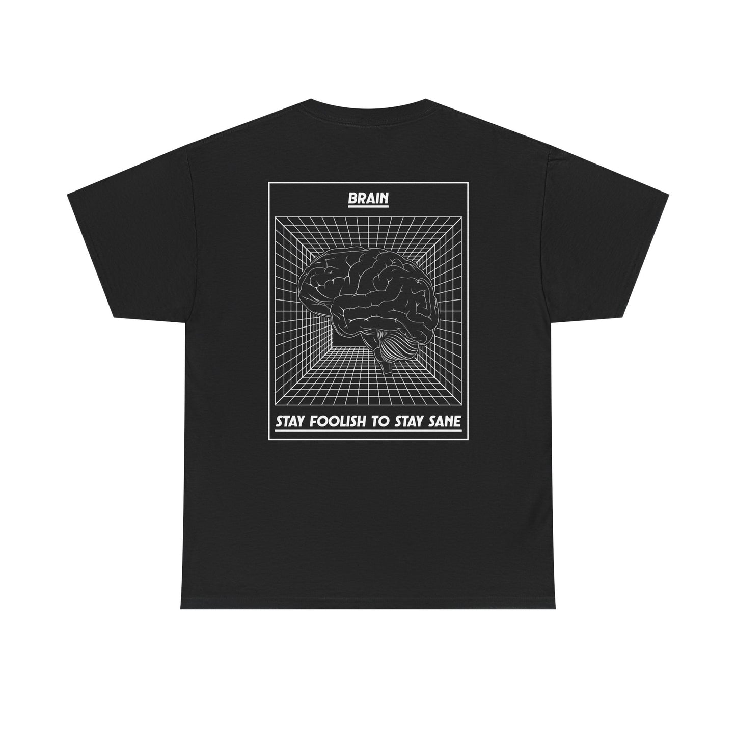 Brain-Inspired Unisex Heavy Cotton Tee - Stay Foolish to Stay Sane T-Shirt, Casual Wear, Statement Tee, Gift for Students, Unique [...]