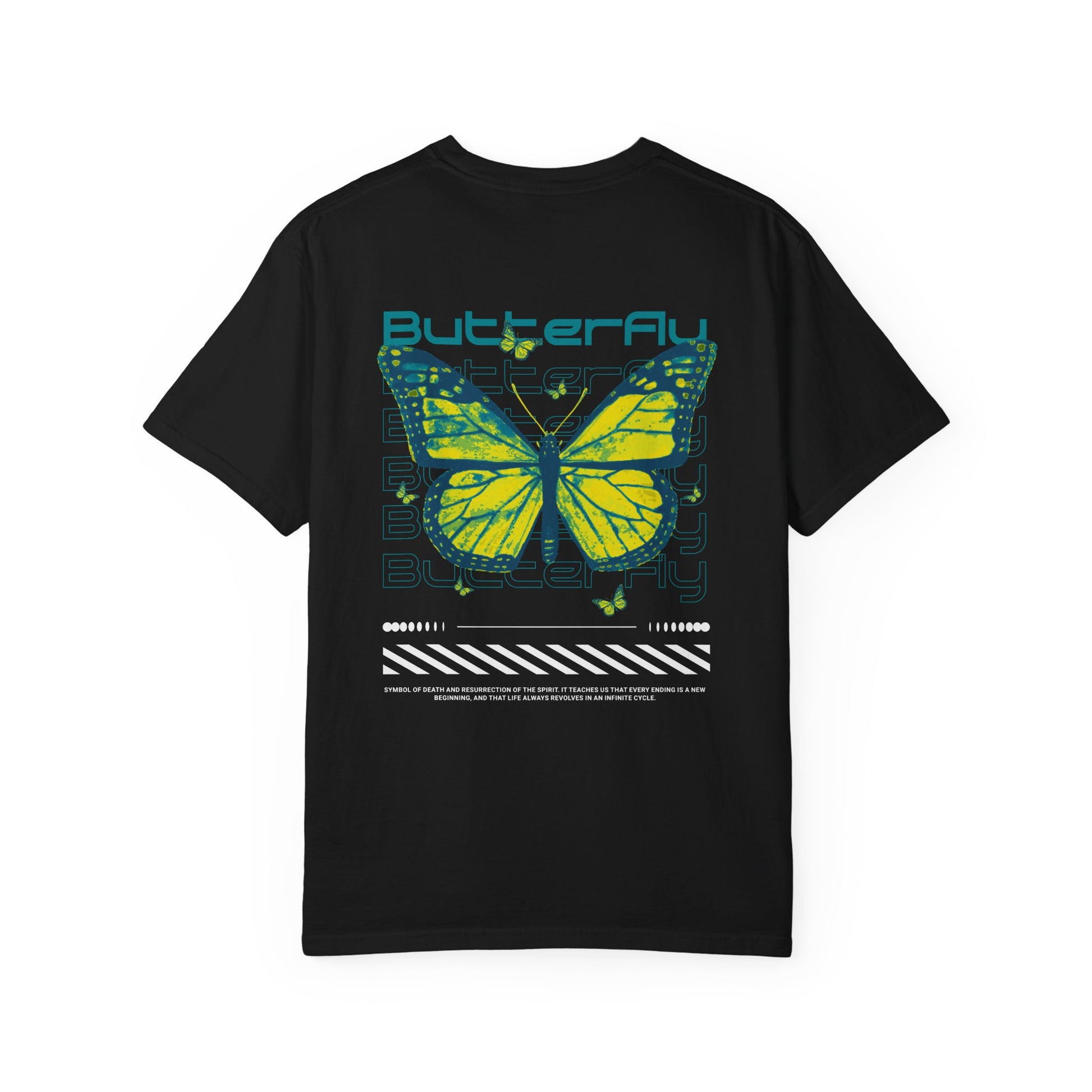 Butterfly Graphic Unisex T-Shirt | Vintage Style Shirt for Nature Lovers | Perfect Gift for Birthdays, Earth Day, and Casual Wear