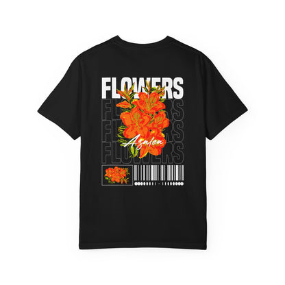 Vibrant Floral Tee - Unisex Garment-Dyed T-shirt, Casual Summer Wear, Gift for Nature Lovers, Trendy Graphic Shirt, Everyday Comfort