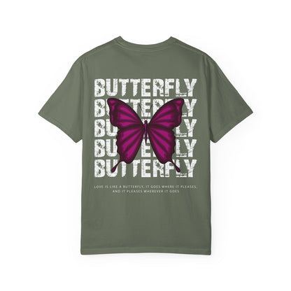 Butterfly Vibes Unisex T-Shirt - Nature Lover Gift, Summer Essential, Trendy Outfit, Casual Wear, Self-Care Inspiration