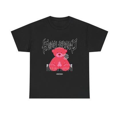 Trendy Graphic Tee with Retro Bear Design, Casual Streetwear, Unisex Fashion, Gift for Friends, Cool Gift Idea