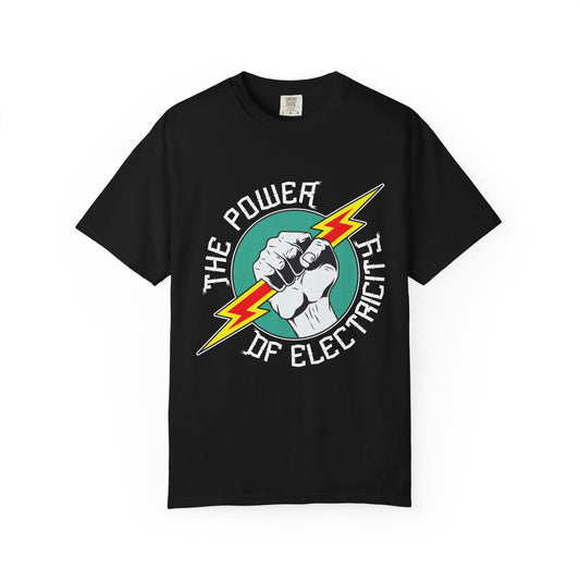 Power of Electric Unisex T-shirt | Trendy Graphic Tee, Gift for Music Lovers, Retro Style, Casual Wear, Festival Outfit