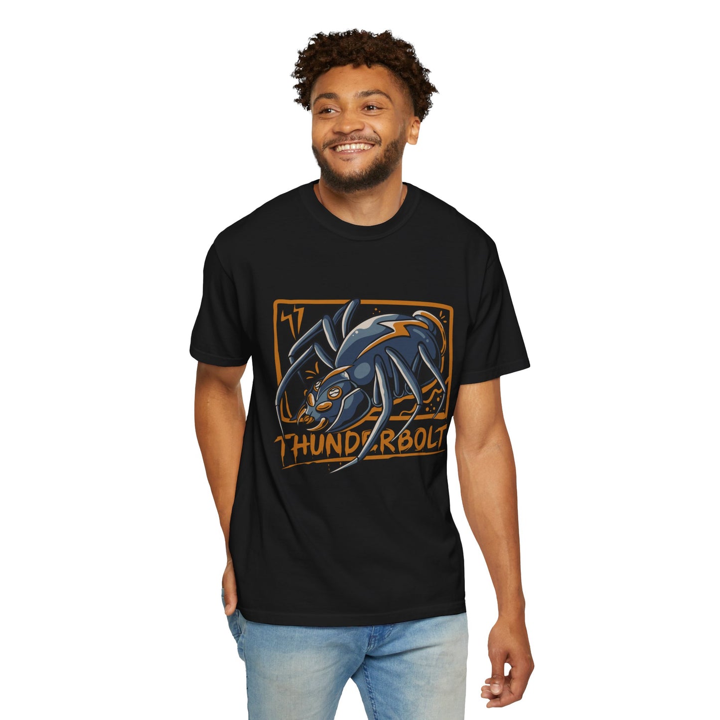 Thunderbolt Graphic Tee, Unisex T-shirt, Casual Summer Wear, Unique Gift for Friends, Halloween Costume Top