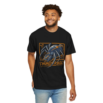 Thunderbolt Graphic Tee, Unisex T-shirt, Casual Summer Wear, Unique Gift for Friends, Halloween Costume Top