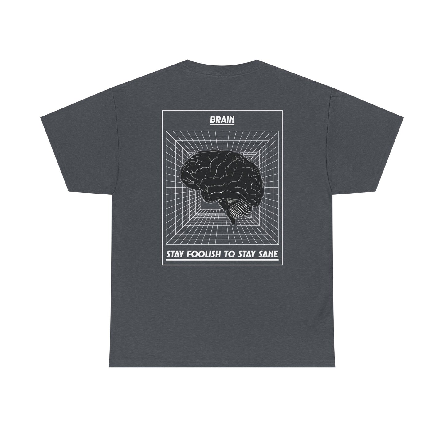 Brain-Inspired Unisex Heavy Cotton Tee - Stay Foolish to Stay Sane T-Shirt, Casual Wear, Statement Tee, Gift for Students, Unique [...]