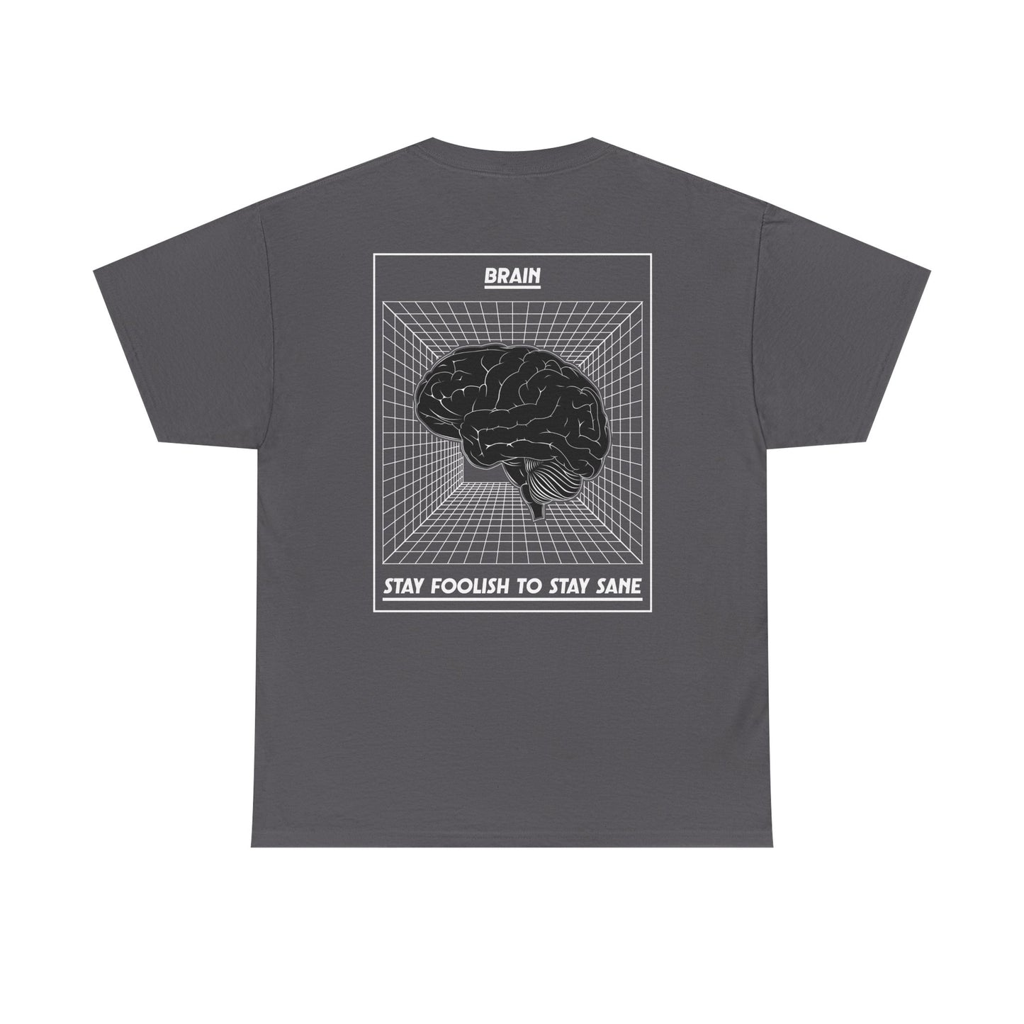 Brain-Inspired Unisex Heavy Cotton Tee - Stay Foolish to Stay Sane T-Shirt, Casual Wear, Statement Tee, Gift for Students, Unique [...]