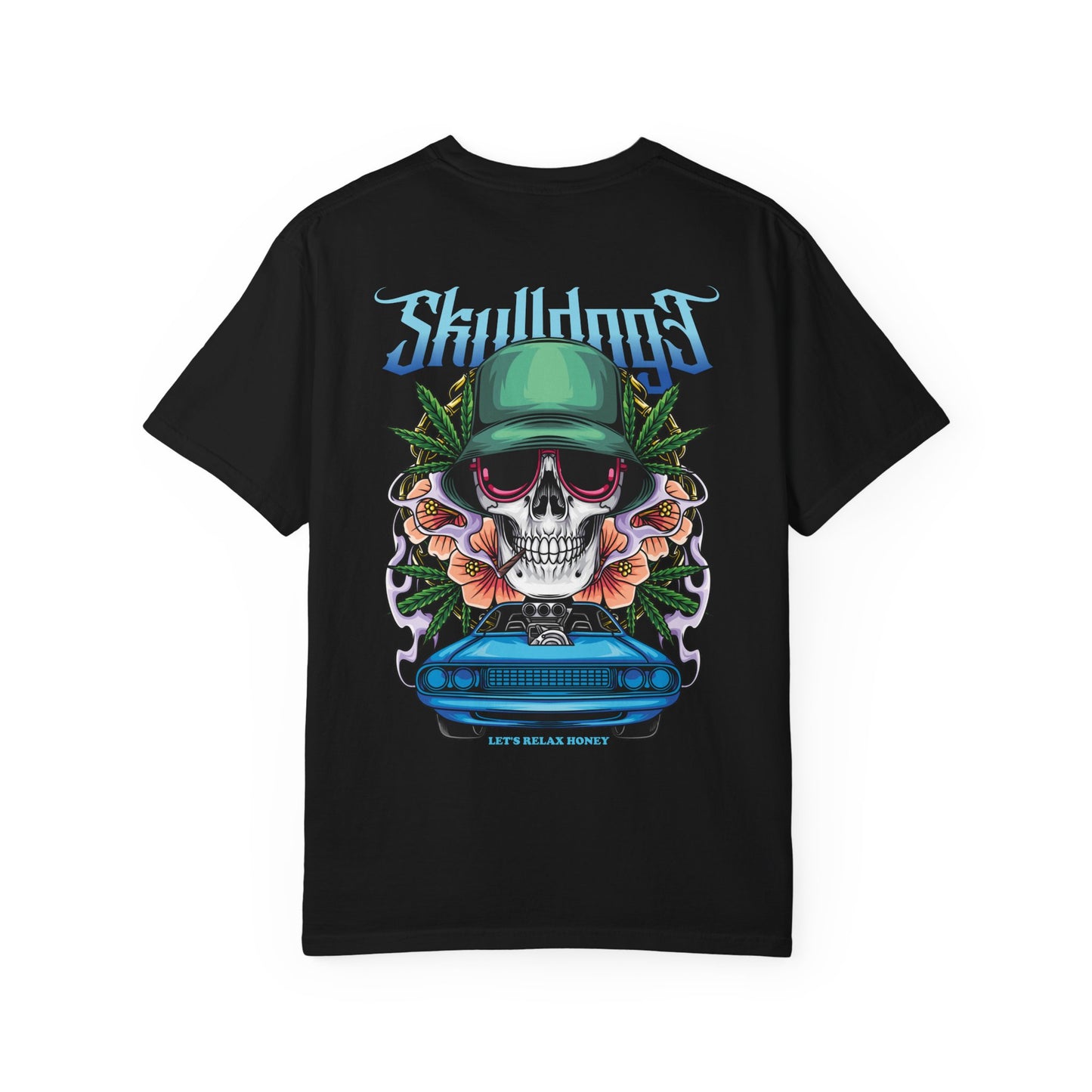 Skulldogs Vintage-Inspired Unisex T-Shirt - Retro Car Graphic Tee for Music Lovers, Streetwear Fashion, Gift for Him/Her, Casual Wear