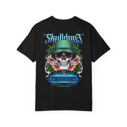Skulldogs Vintage-Inspired Unisex T-Shirt - Retro Car Graphic Tee for Music Lovers, Streetwear Fashion, Gift for Him/Her, Casual Wear