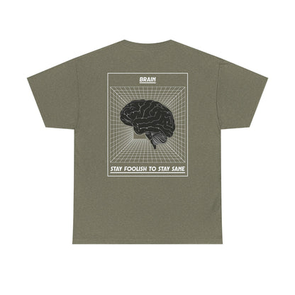 Brain-Inspired Unisex Heavy Cotton Tee - Stay Foolish to Stay Sane T-Shirt, Casual Wear, Statement Tee, Gift for Students, Unique [...]